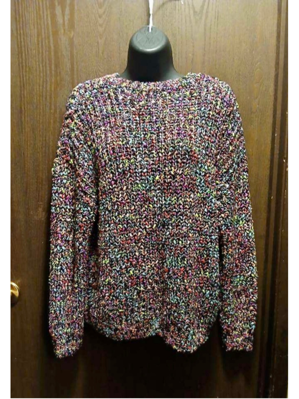 Justice Girls Confetti Knit Sweater XL (16/18) Colorful Chunky JC514 - Picture 7 of 8